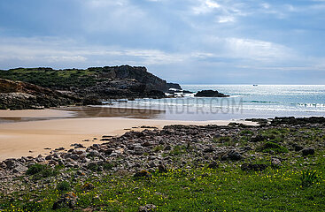Sandstrand Praia da Ingrina  Raposeira  Algarve  Portugal