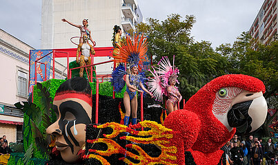 Karneval in Loulé  Algarve  Portugal