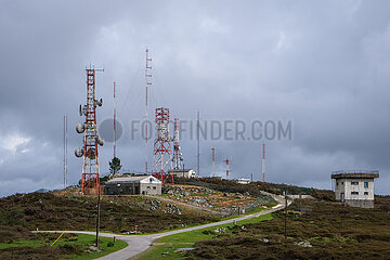 Antennenanlagen  Miradouro da Foia  Monchique  Algarve  Portugal