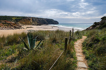 Surferstrand Praia do Zavial  Raposeira  Algarve  Portugal