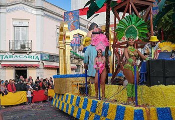 Karneval in Loulé  Algarve  Portugal