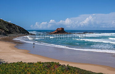 Praia da Ponta Ruiva  Vila do Bisbo  Algarve  Portugal
