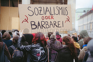 Trauerprotest wegen der Tötung von Lorenz A.