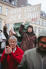 Trauerprotest wegen der Tötung von Lorenz A.