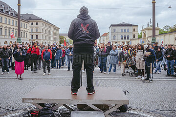 Trauerprotest wegen der Tötung von Lorenz A.