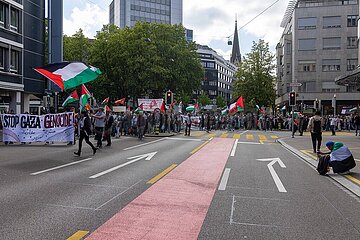 Pro-Palästina-Demo in Zürich