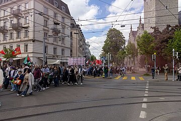 Pro-Palästina-Demo in Zürich