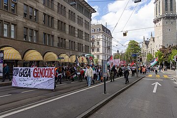 Pro-Palästina-Demo in Zürich