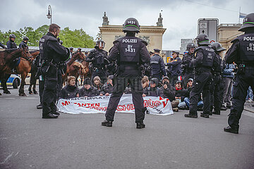 Proteste gegen den Aufmarsch von Gemeinsam für Deutschland in München