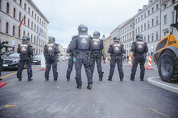 Proteste gegen den Aufmarsch von Gemeinsam für Deutschland in München
