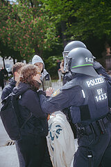 Proteste gegen den Aufmarsch von Gemeinsam für Deutschland in München