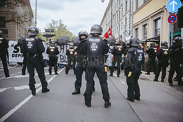 Proteste gegen den Aufmarsch von Gemeinsam für Deutschland in München