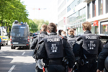 Revolutionäre 1. Mai Demo in München
