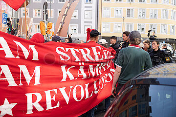 Revolutionäre 1. Mai Demo in München
