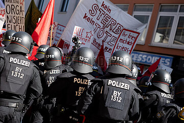 Revolutionäre 1. Mai Demo in München