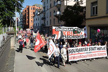 1. Mai-Demo in Zürich