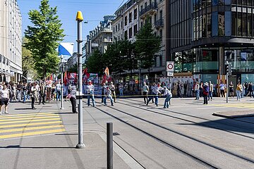 1. Mai-Demo in Zürich