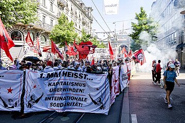 1. Mai-Demo in Zürich