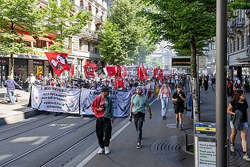 1. Mai-Demo in Zürich