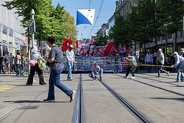 1. Mai-Demo in Zürich