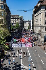 1. Mai-Demo in Zürich