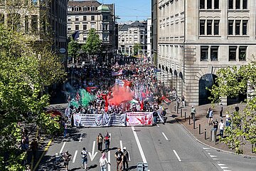 1. Mai-Demo in Zürich