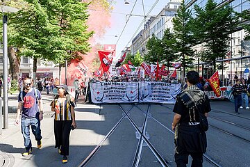 1. Mai-Demo in Zürich
