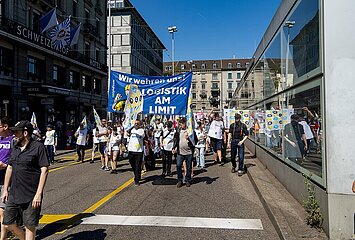 1. Mai-Demo in Zürich