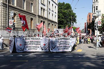 1. Mai-Demo in Zürich