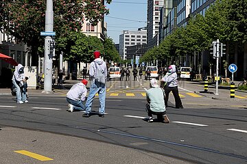 1. Mai-Demo in Zürich