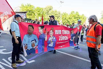 1. Mai-Demo in Zürich