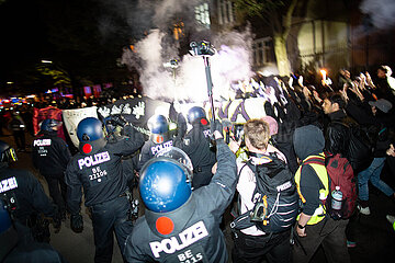 Feministische Take Back The Night Demo in Berlin