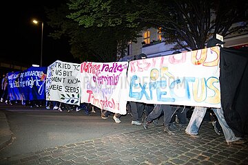 Feministische Take Back The Night Demo in Berlin