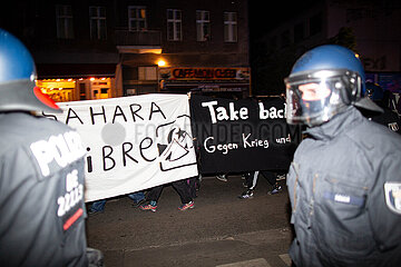 Feministische Take Back The Night Demo in Berlin