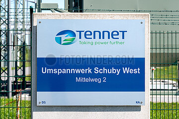 TenneT Umspannwerk Schuby West