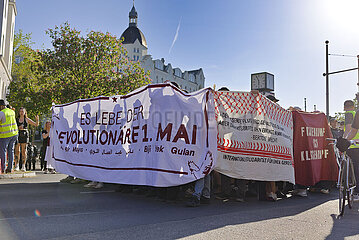Revolutionäre 1. Mai Demonstration in Berlin