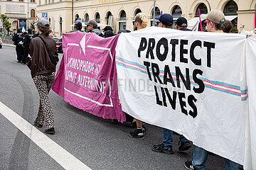 Pro-Choice Demo gegen den Marsch fürs Leben in München