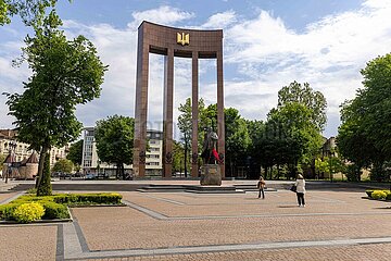 Lviv Anfang Mai 2025