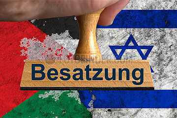 Symbolischer Stempel Besatzung