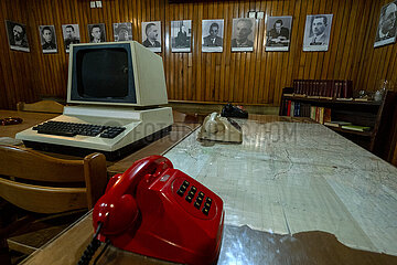 Albanien  Tirana - BUNK ART 2  frueher Atombunker des Innenministeriums der Sozialistischen Volksrepublik Albanien  nun Museum fuer die Geschichte der kommunistischen Diktatur