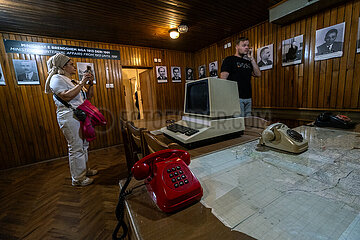 Albanien  Tirana - BUNK ART 2  frueher Atombunker des Innenministeriums der Sozialistischen Volksrepublik Albanien  nun Museum fuer die Geschichte der kommunistischen Diktatur